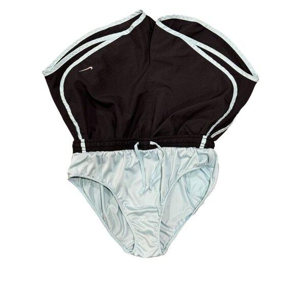 Nike Dri-Fit Athletic Shorts Women’s Size S Black Blue Lined Mesh Sides Running - Picture 6 of 8